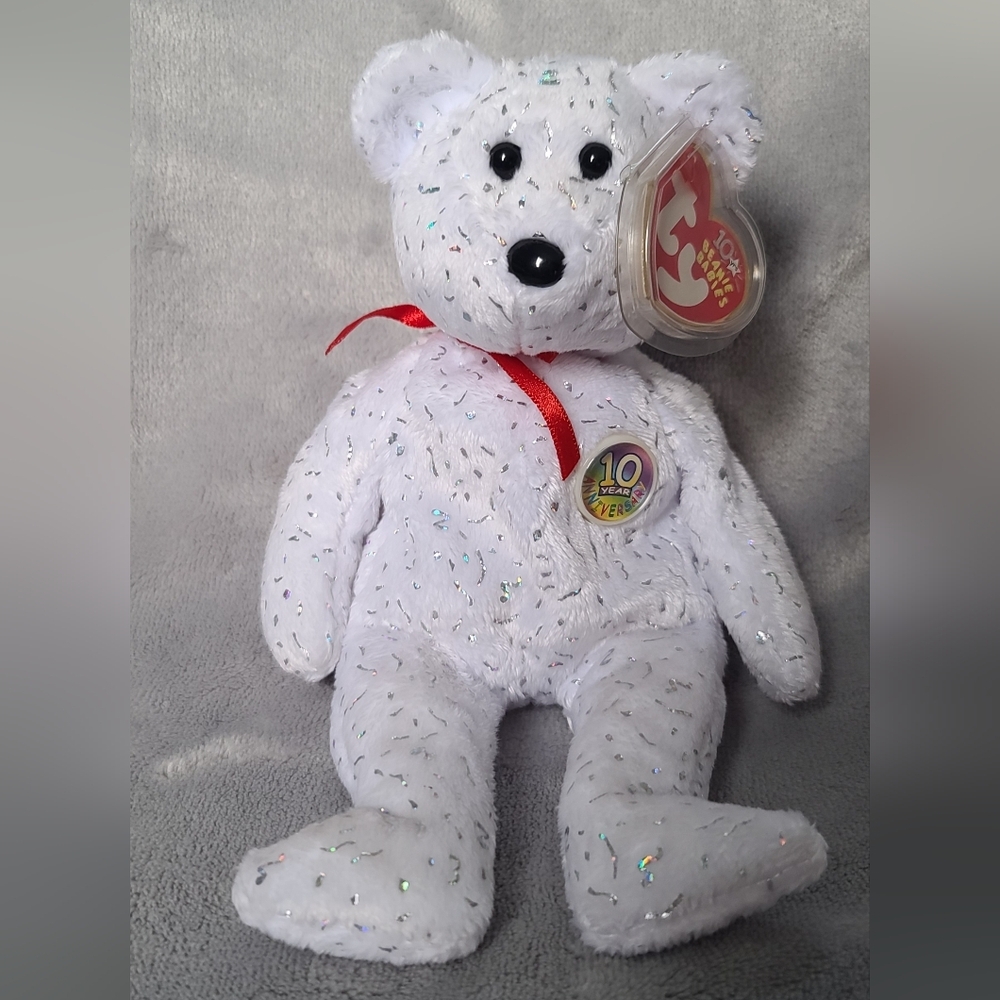 2002 TY Decade Bear Beanie Baby